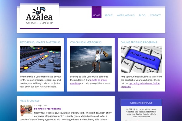 Site using Thrive-ovation plugin