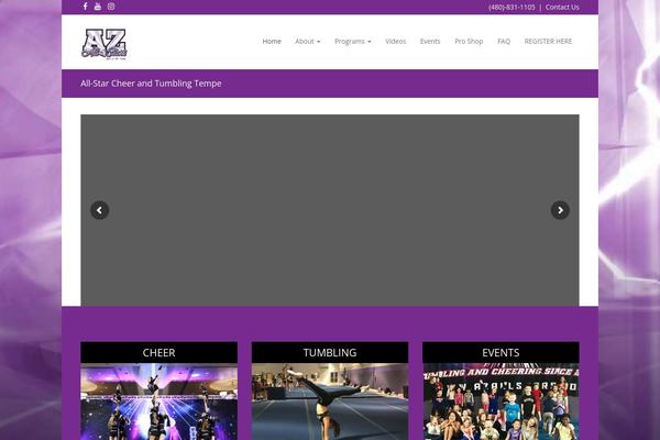 Progress theme site design template sample