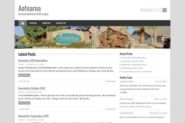 HappenStance theme site design template sample