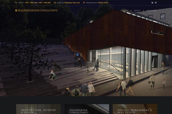 Archi theme site design template sample