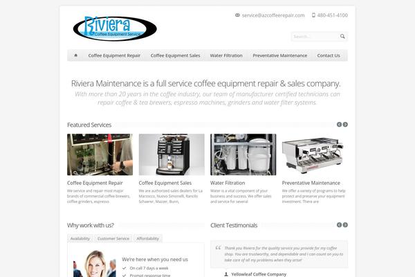 Aqua theme site design template sample