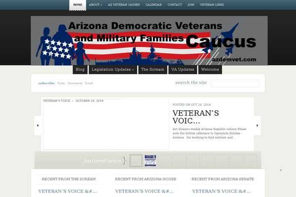 eNews theme site design template sample