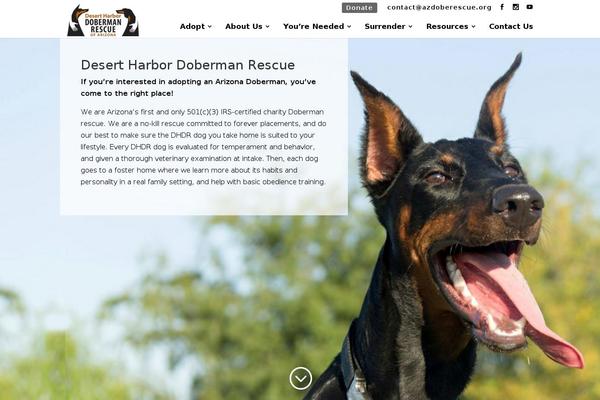 azdoberescue.org site used Polished-child
