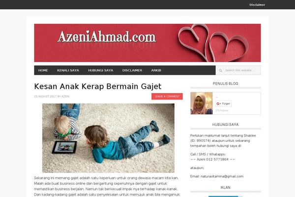 Site using WP Post Navigation plugin