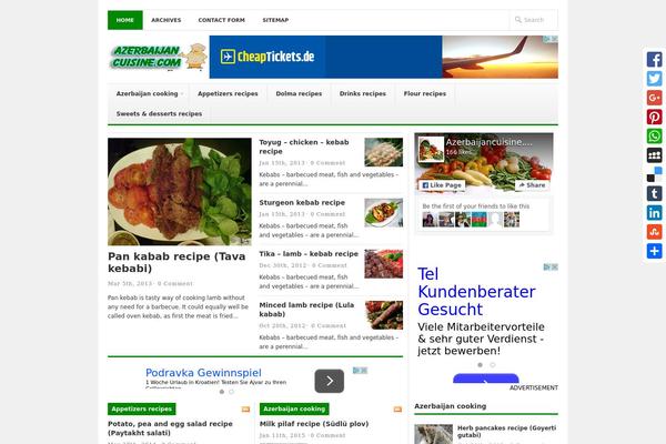 azerbaijancuisine.com site used Newswire