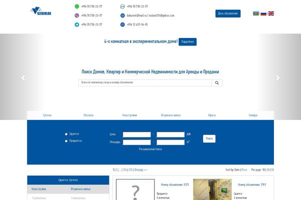 azeremlak.com site used Azeremlak