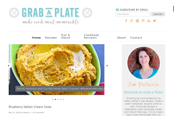 Foodie Pro theme site design template sample