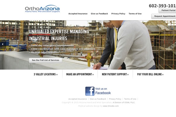 azhandwristspecialists.com site used Azhand