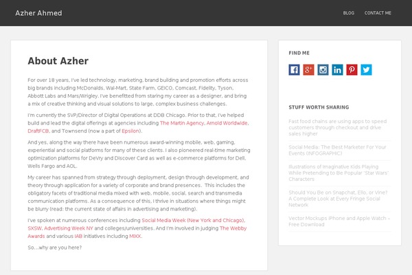 Site using Social Profile Linking plugin