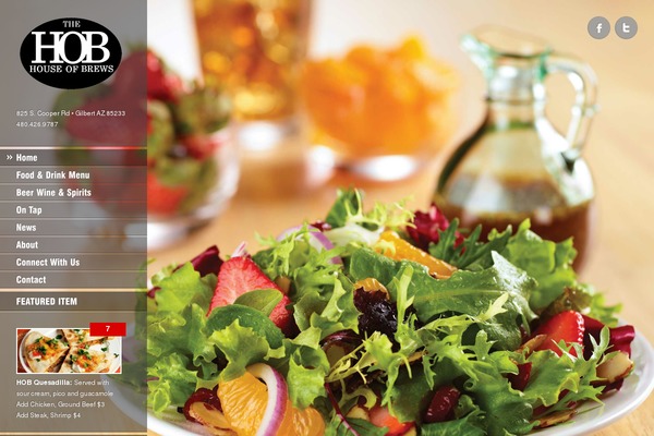 Ristorante theme site design template sample