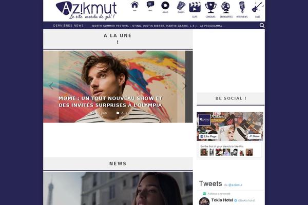 Valenti theme site design template sample