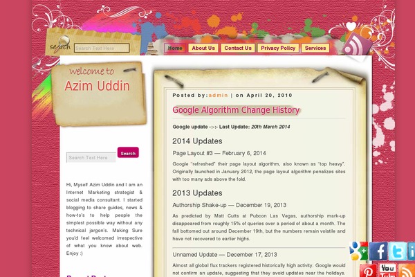 D5 COLORFUL theme site design template sample