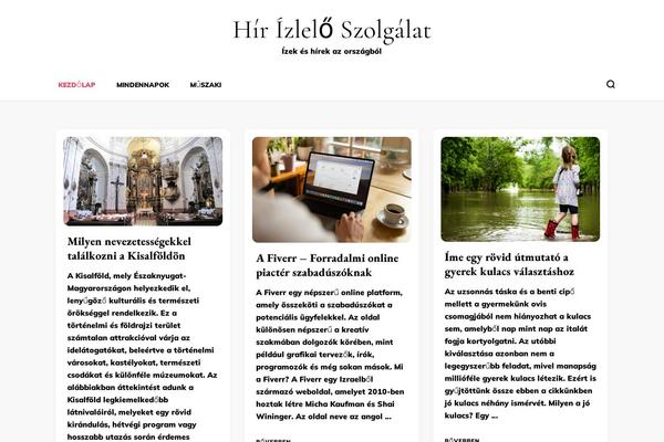 Blossom PinIt theme site design template sample
