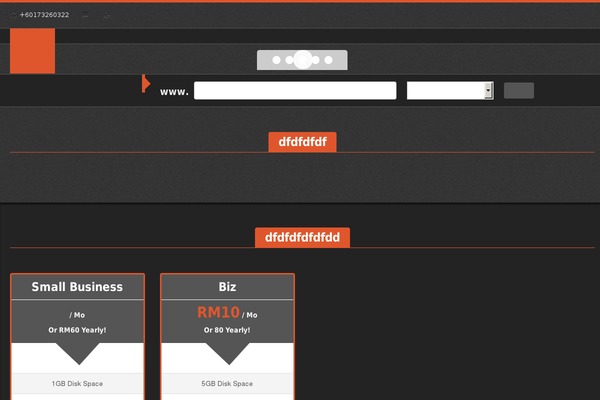 Megahost theme site design template sample