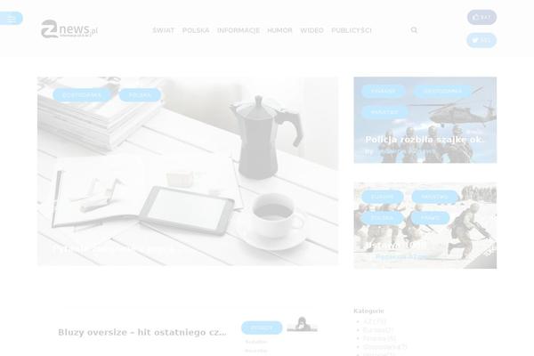 Mission News theme site design template sample