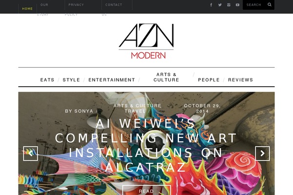 aznmodern.com site used Simplemag