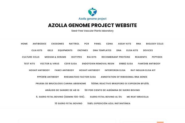 azollagenome.net site used MinimalBlog