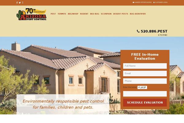 Cherry Framework theme site design template sample