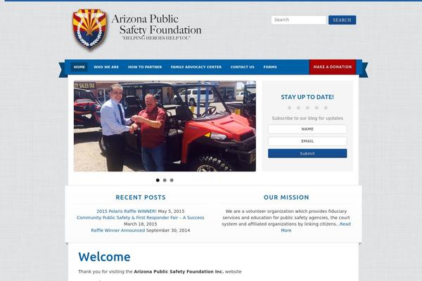Campaign theme site design template sample