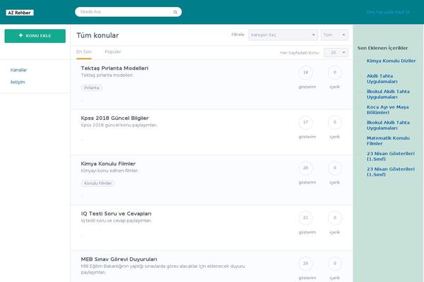 Rehber theme site design template sample