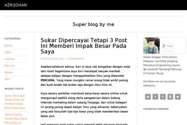 Site using CommentLuv plugin