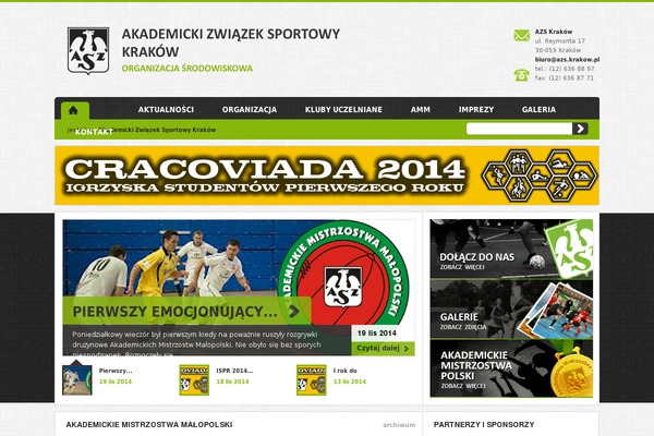azs.krakow.pl site used Azs