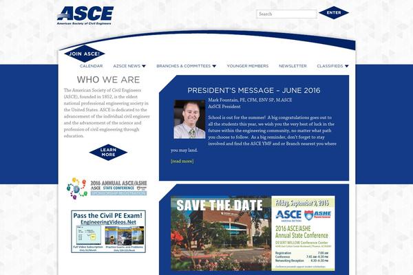 azsce.org site used Custom
