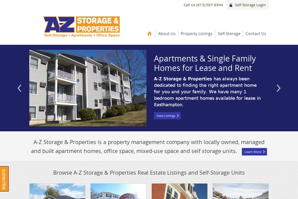 azstoragerentals.com site used Azstorage