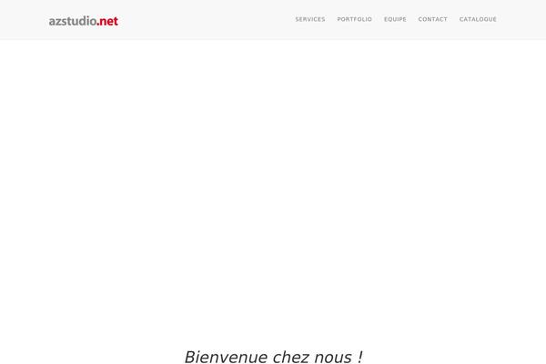 Az theme site design template sample