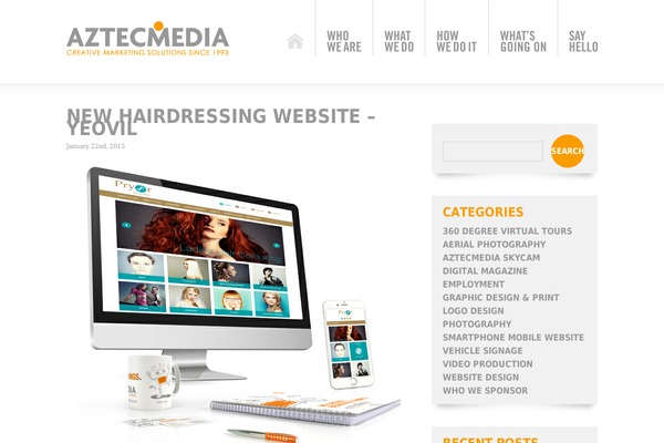 aztecmediablog.co.uk site used Aztec