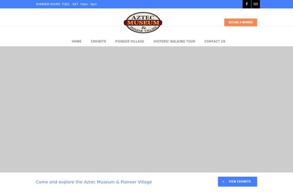 Vestige-child theme site design template sample