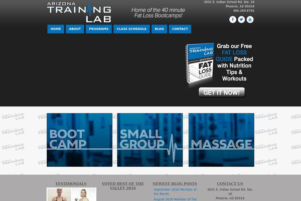 Metric theme site design template sample