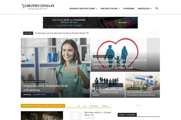 Newspaper theme site design template sample