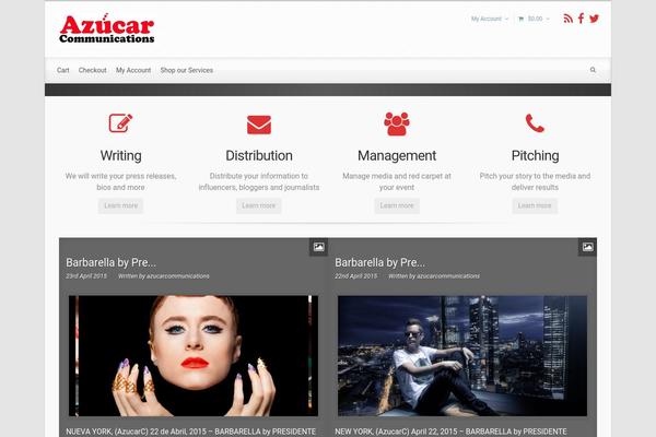 Evolve Plus theme site design template sample
