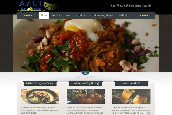 The Restaurant theme site design template sample