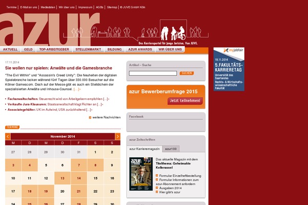 azur theme websites examples