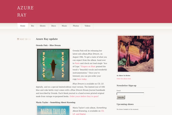 Titan theme site design template sample