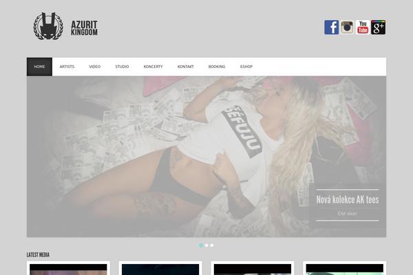 Acoustic theme site design template sample