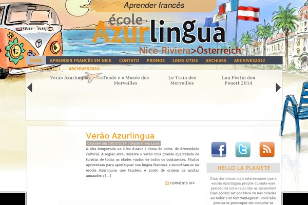 Sky theme site design template sample