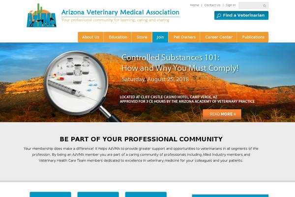 azvma.org site used Azvma-child-theme