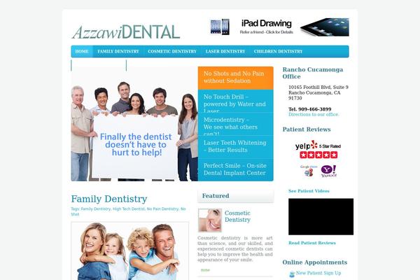 azzawidental.com site used Theme1126