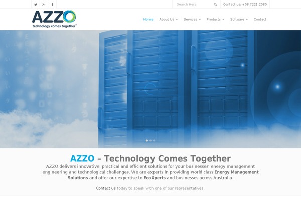 Strata theme site design template sample