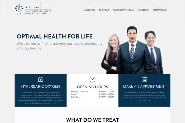 Mana theme site design template sample
