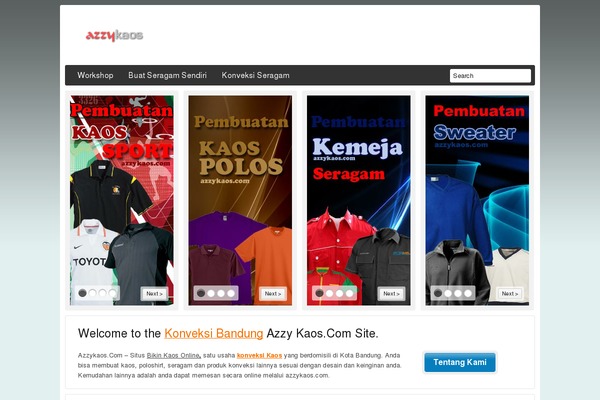 Masterful theme site design template sample