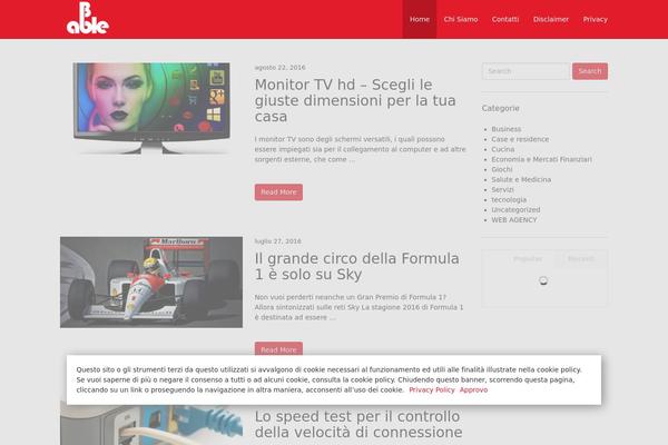 Future theme site design template sample
