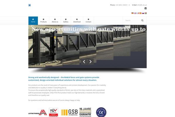Metropolis theme site design template sample