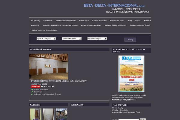 Reality theme site design template sample