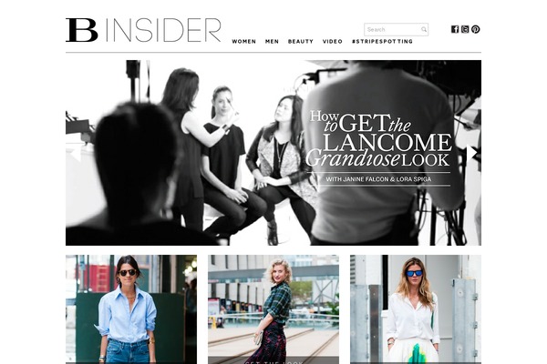 Roots theme site design template sample