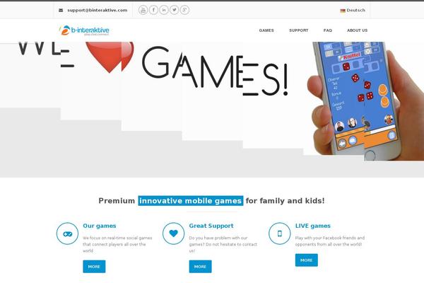 Trinity theme site design template sample