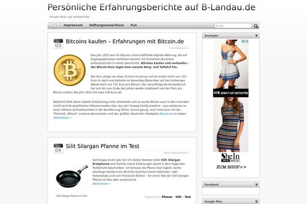 Iblog2 theme site design template sample